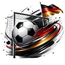 Deutschland Fußball Design Fan-Shirt